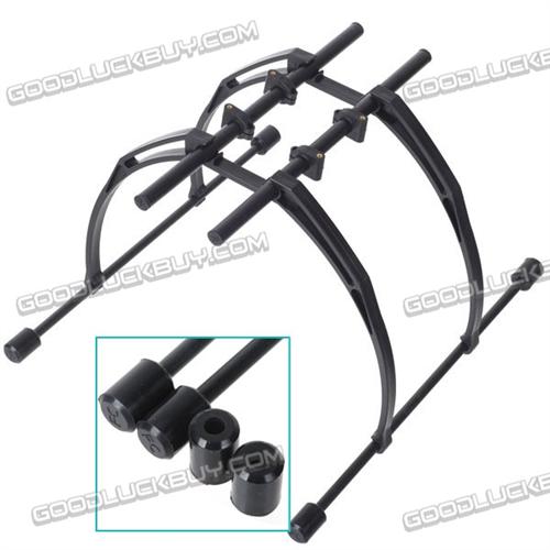 GLB-90889 Quadcopter Hexacopter DIY Universal 200mm Tall Landing Skid Kit with Damping Rubber